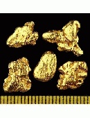 Gold Nuggets 24 Karat Reinheit 98,7 % Gesuch 39715 Bild 1