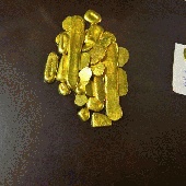 Gold Nuggets 24 Karat Reinheit 98,7 % Gesuch 39715 Bild 2