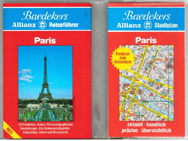 Gesucht: Baedeker Allianz Reiseführer Paris 6. Auflage von 1992