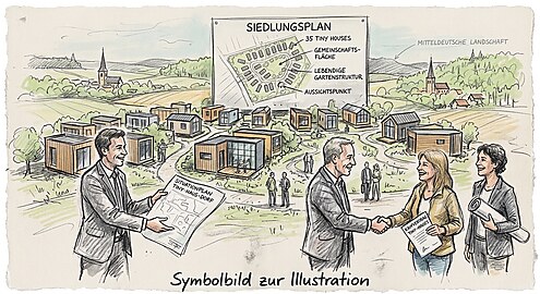 Projekt (Tiny-Village) in Deutschland mit genehmigtem 2 Mill.Euro Darlehensvertrag abzugeben.